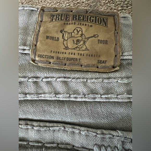 TRUE RELIGION BILLY SUPER T LOW RISE JEANS! - Picture 6 of 9